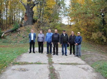 Обстеження багатовікових дерев дубів Шевченка біля маєтку  П.В. Енгельгардта